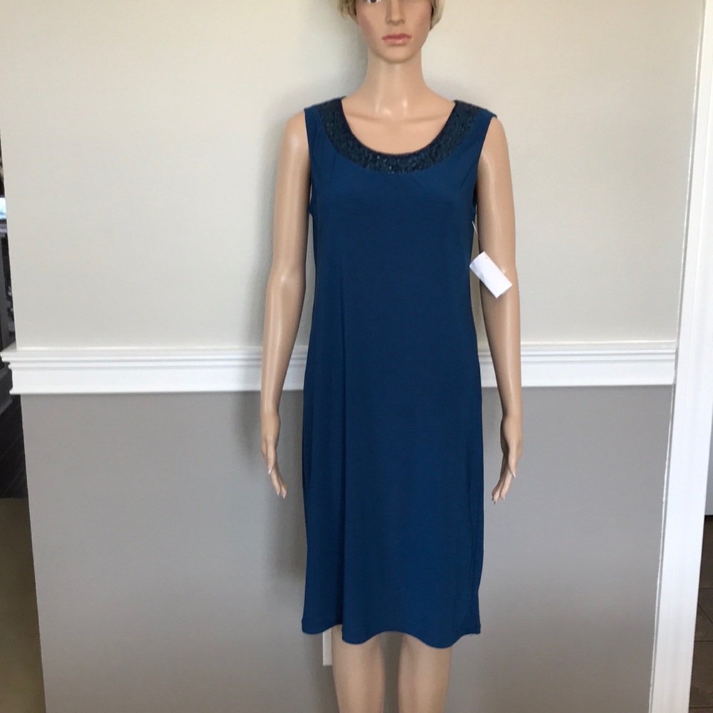 NWT! R & R RICHARDS DRESS & JACKET PEACOCK SIZE 8 - Picture 5 of 8